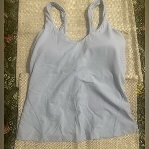 Lululemon align tank to size 6 pastel blue shirt